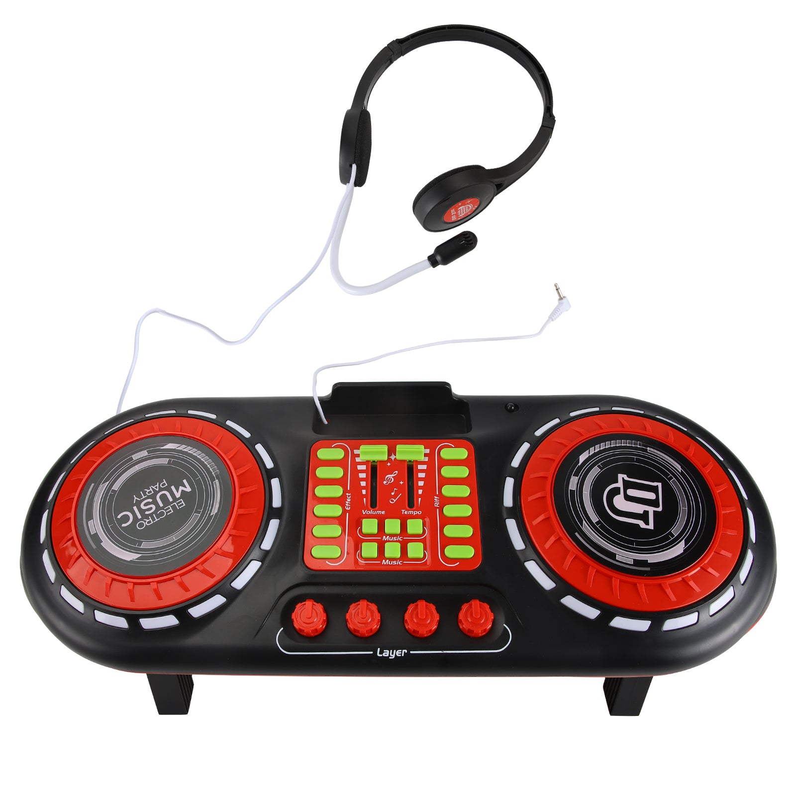 AOQIMITENJOY Musical Instrument Electronic DJ Machine Toys Disc