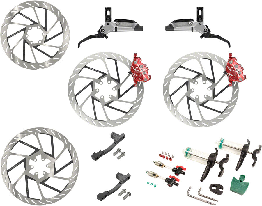 NEW SRAM Maven Ultimate Stealth Expert Disc Brake Kit - Front/Rear Lev
