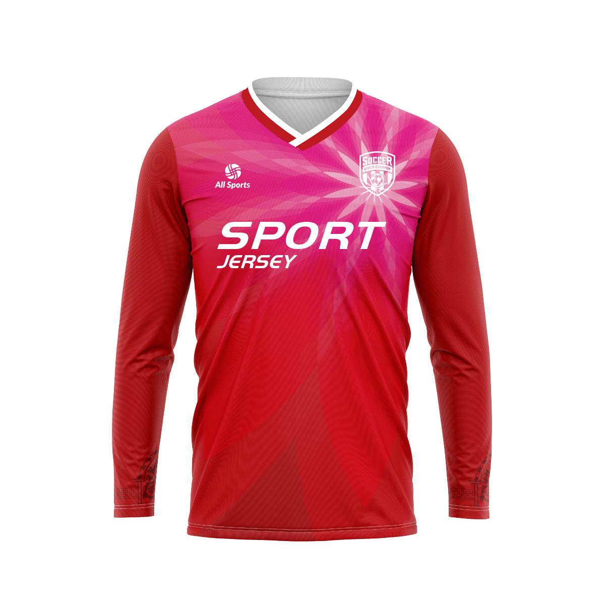 All Sports | 昇華 サッカー ゴール キーパー ユニフォーム FYMJ01・赤