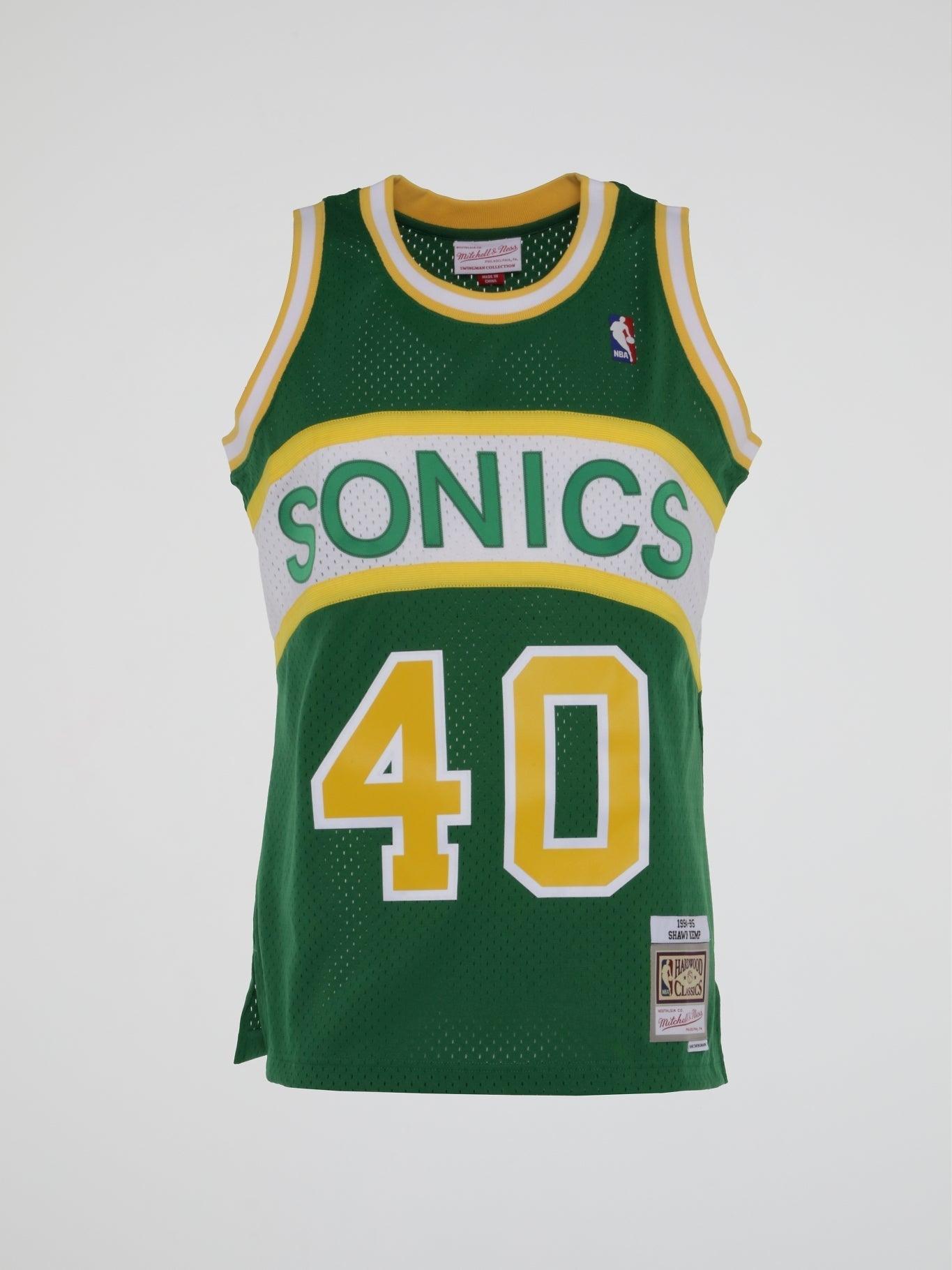Mitchell and Ness - Seattle Supersonics Shawn Kemp 94-95 Swingman Jers