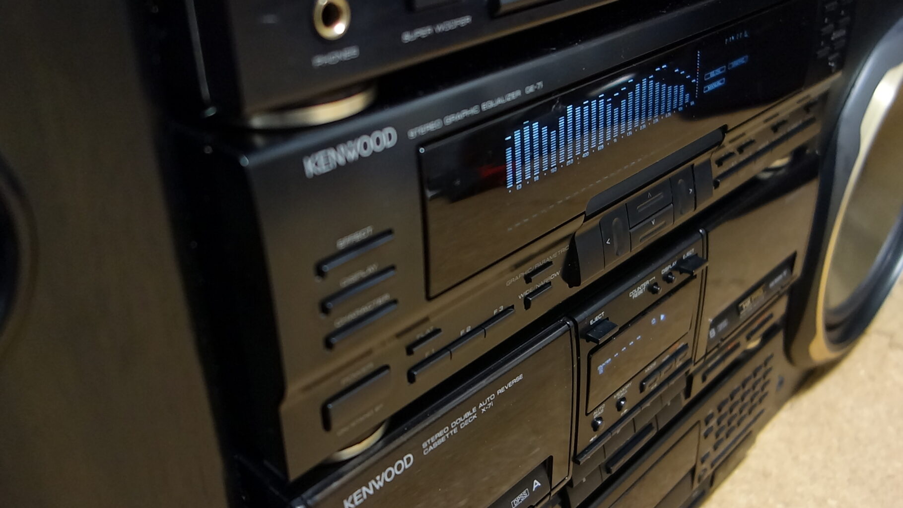 KENWOOD のAIグラフィックイコライザーGE-7i – バブルコンポのある暮らし