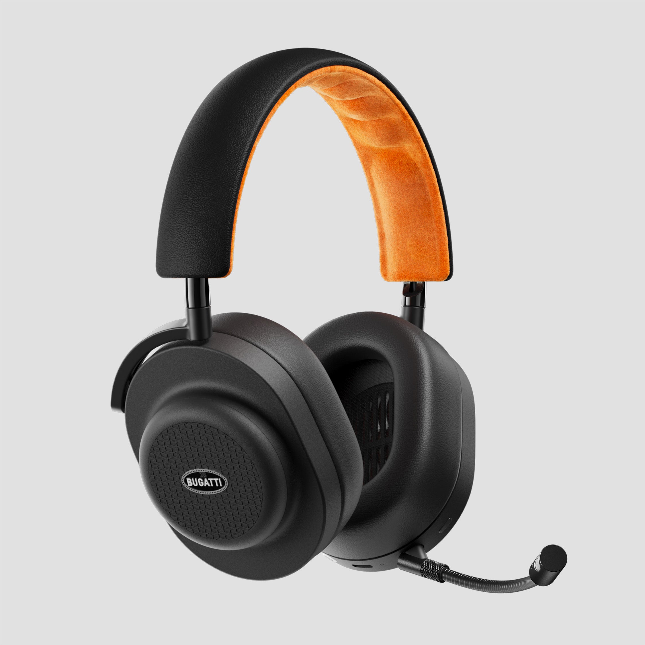 Headphones | Bugatti Wireless Gaming Headphones Black & Orange