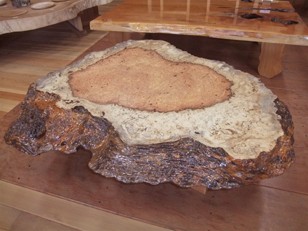 天然木 花梨 一枚板 輪切 瘤 瘤杢 玉杢 総無垢 花台