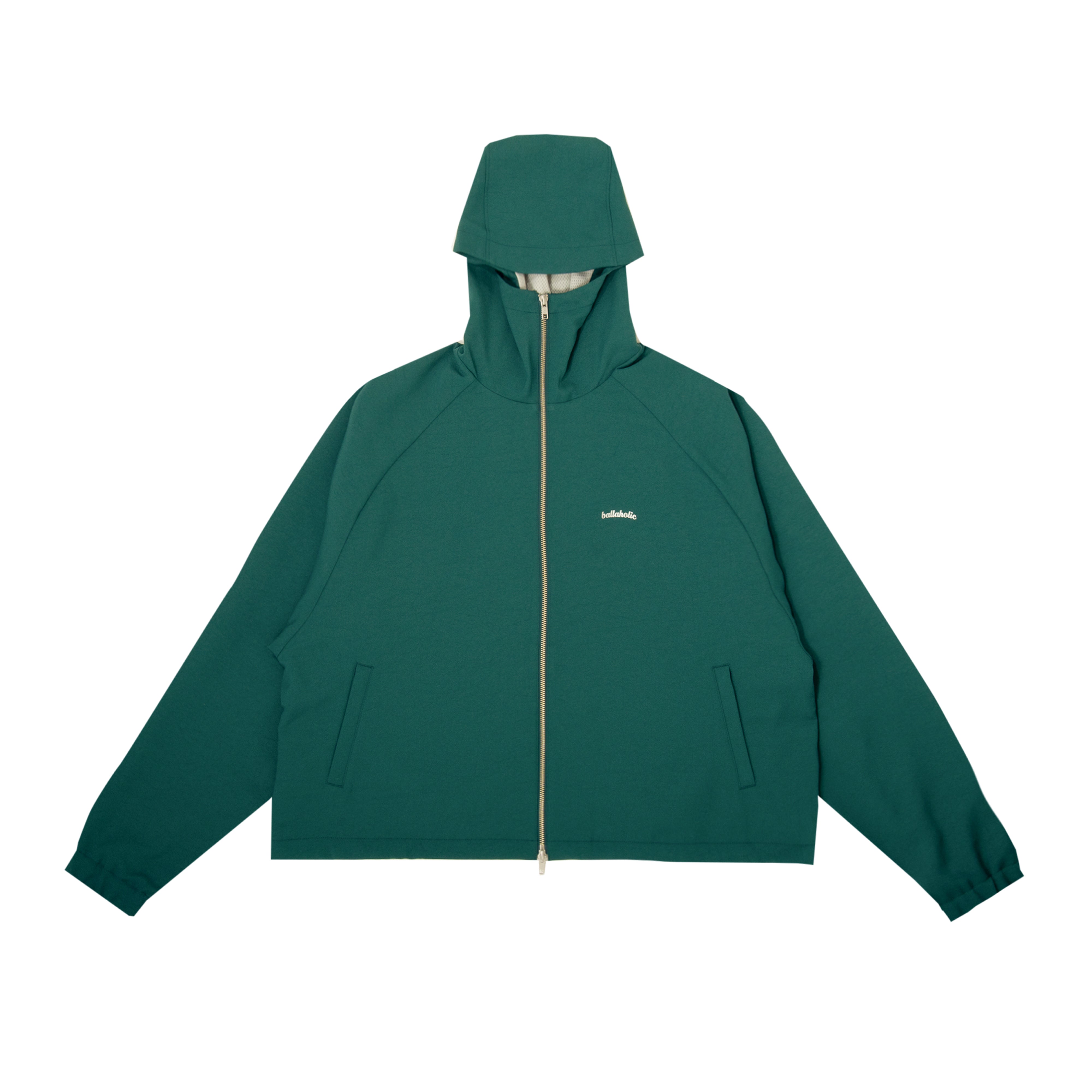 Shell Over Zip Parka (dark green) – ballaholicオンラインショップ