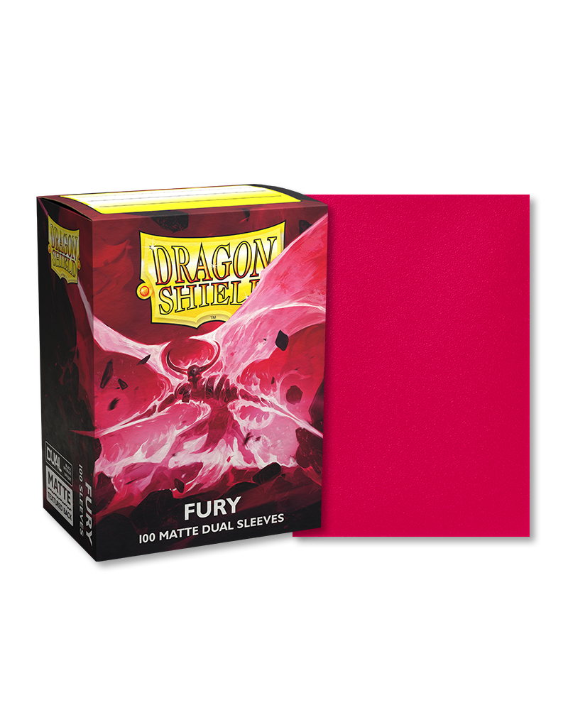 Dragon Shields: (100) Matte Dual - Fury – BAM Cards