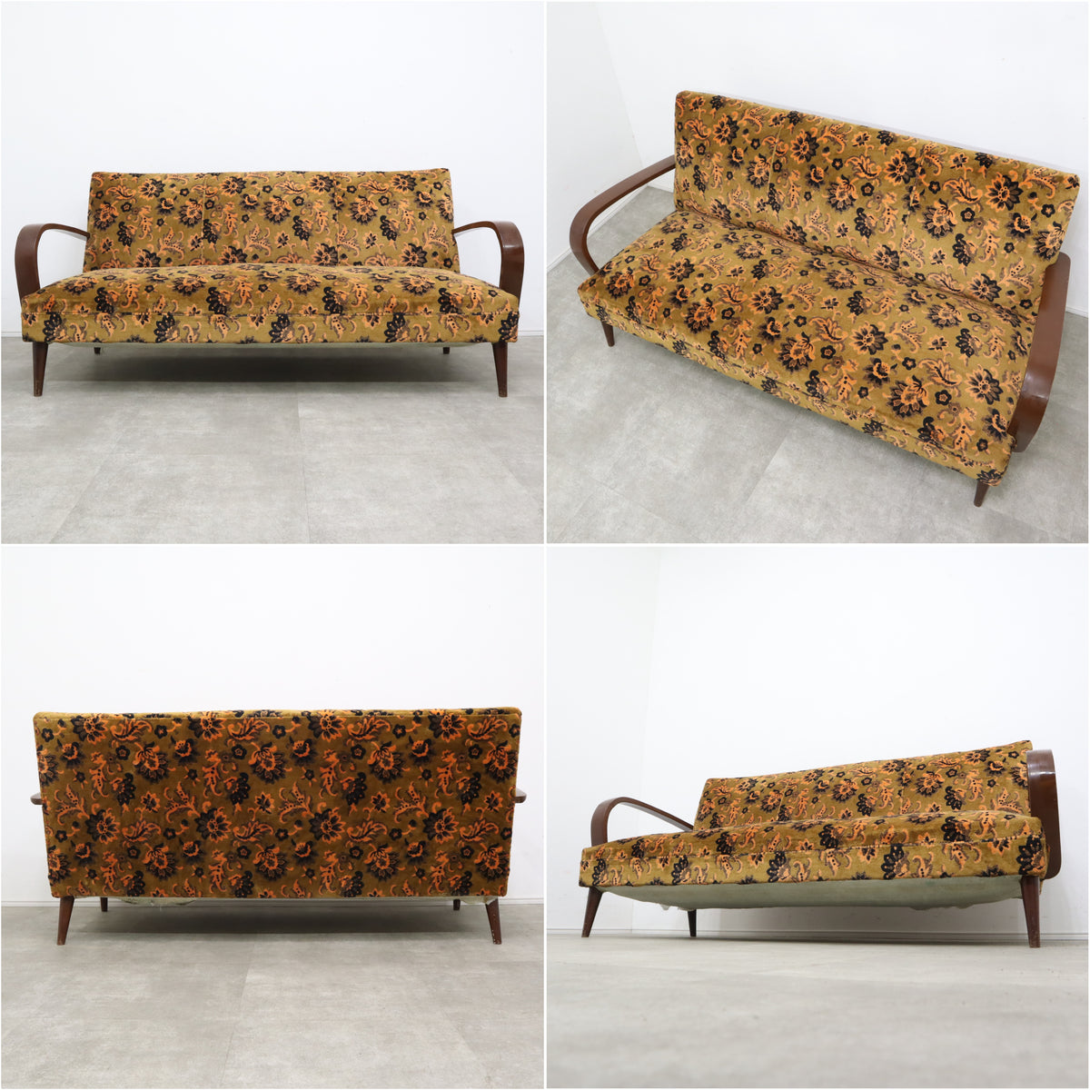 現状品 昭和レトロ 3人掛けソファ 3P 長椅子 – バナルオンライン