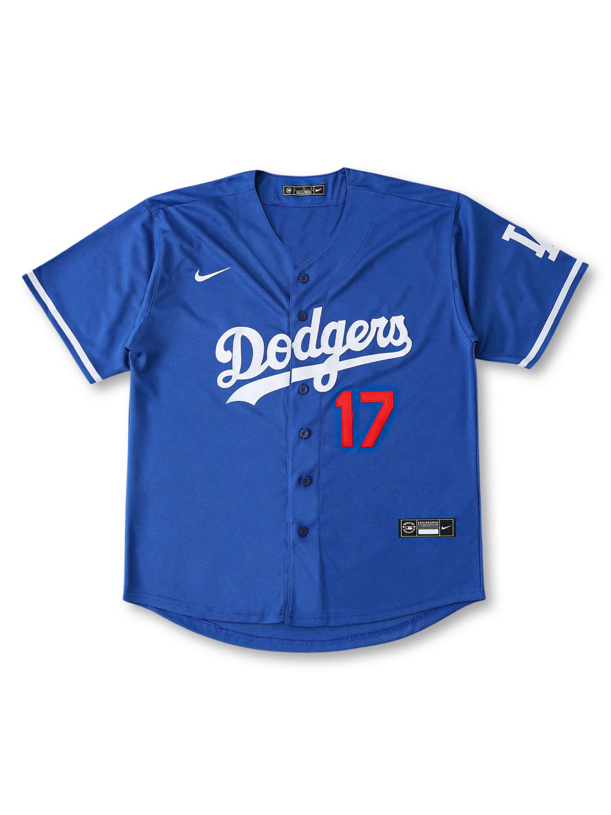 2025年 ロサンゼルス・ドジャース ホーム 大谷翔平 17番-BASUKO