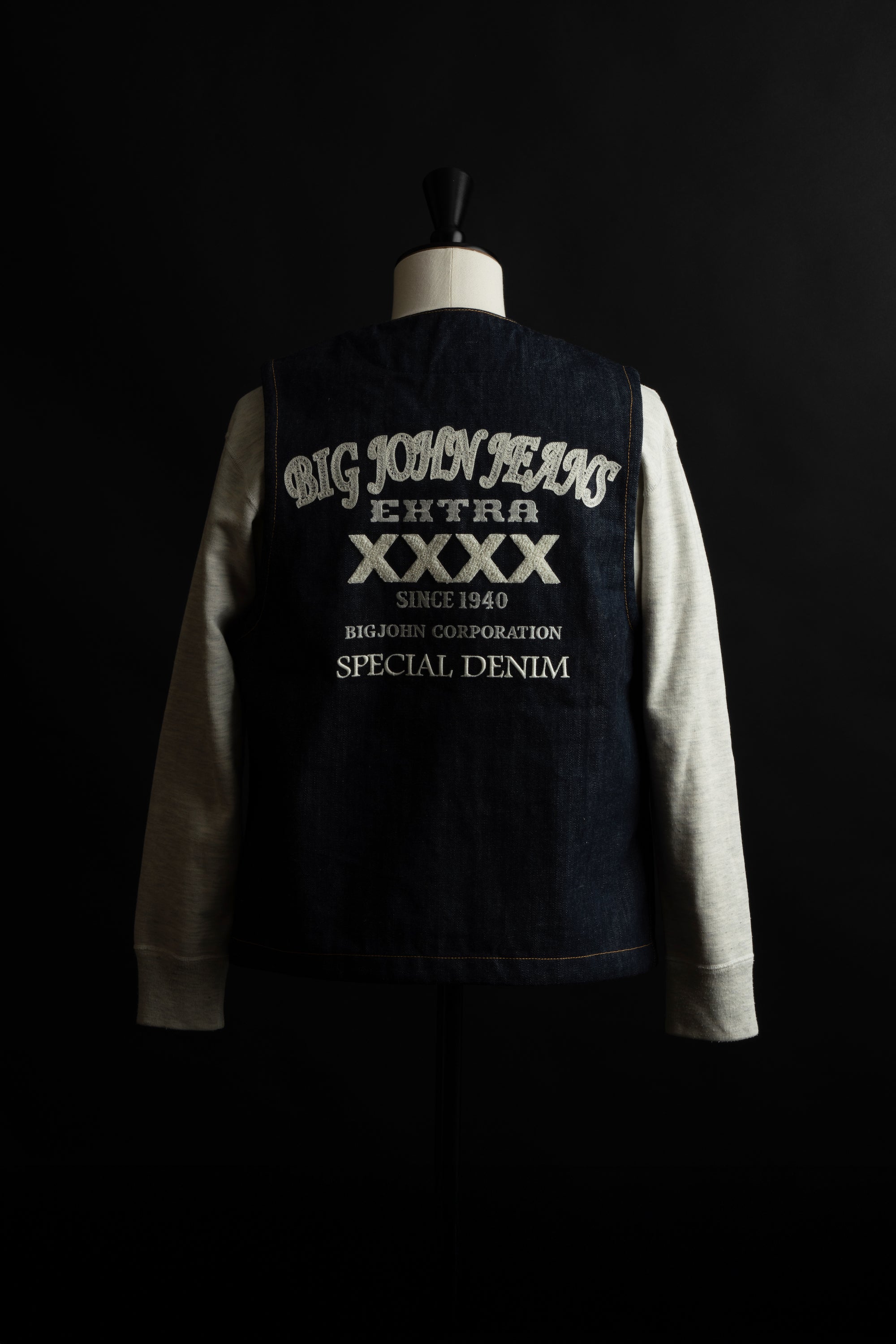XX602BE (SP5)『XXXX-EXTRA』BUTTON UP VEST EMB – BIG JOHN【公式