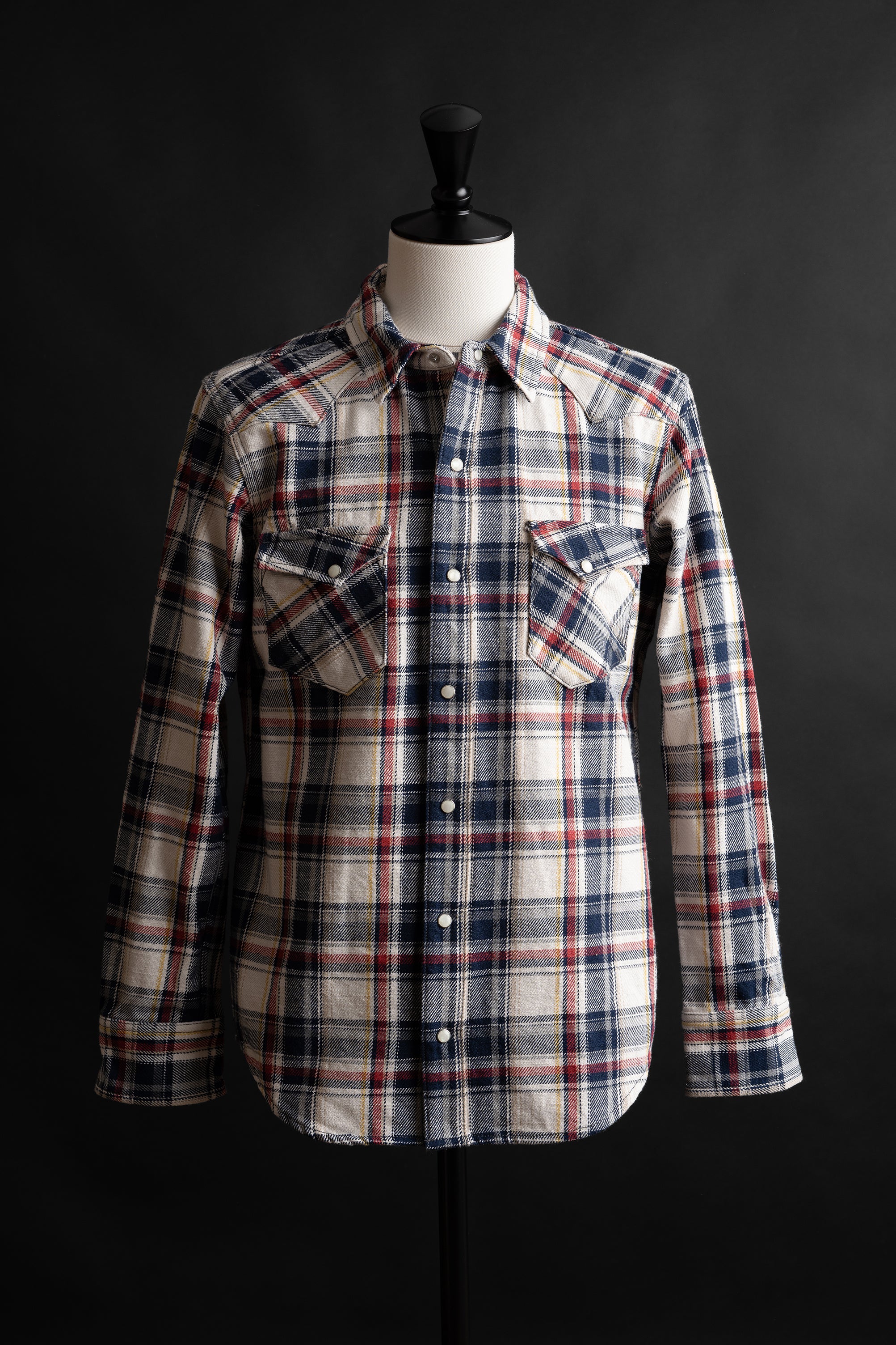 MS006WE (58) HEAVY COTTON FLANNEL WESTERN SHIRT – BIG JOHN【公式