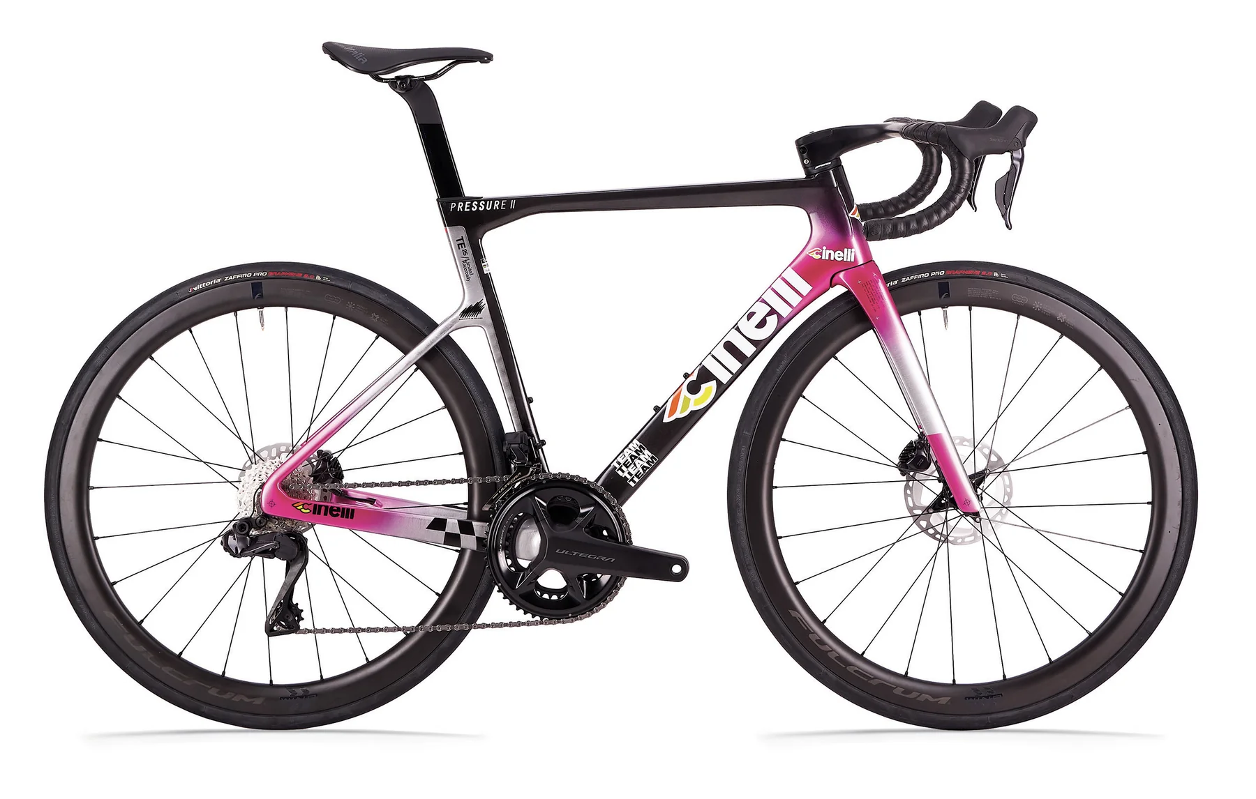 Cinelli Pressure II 2025 - Shimano Ultegra Di2 2x12sp - Fulcrum