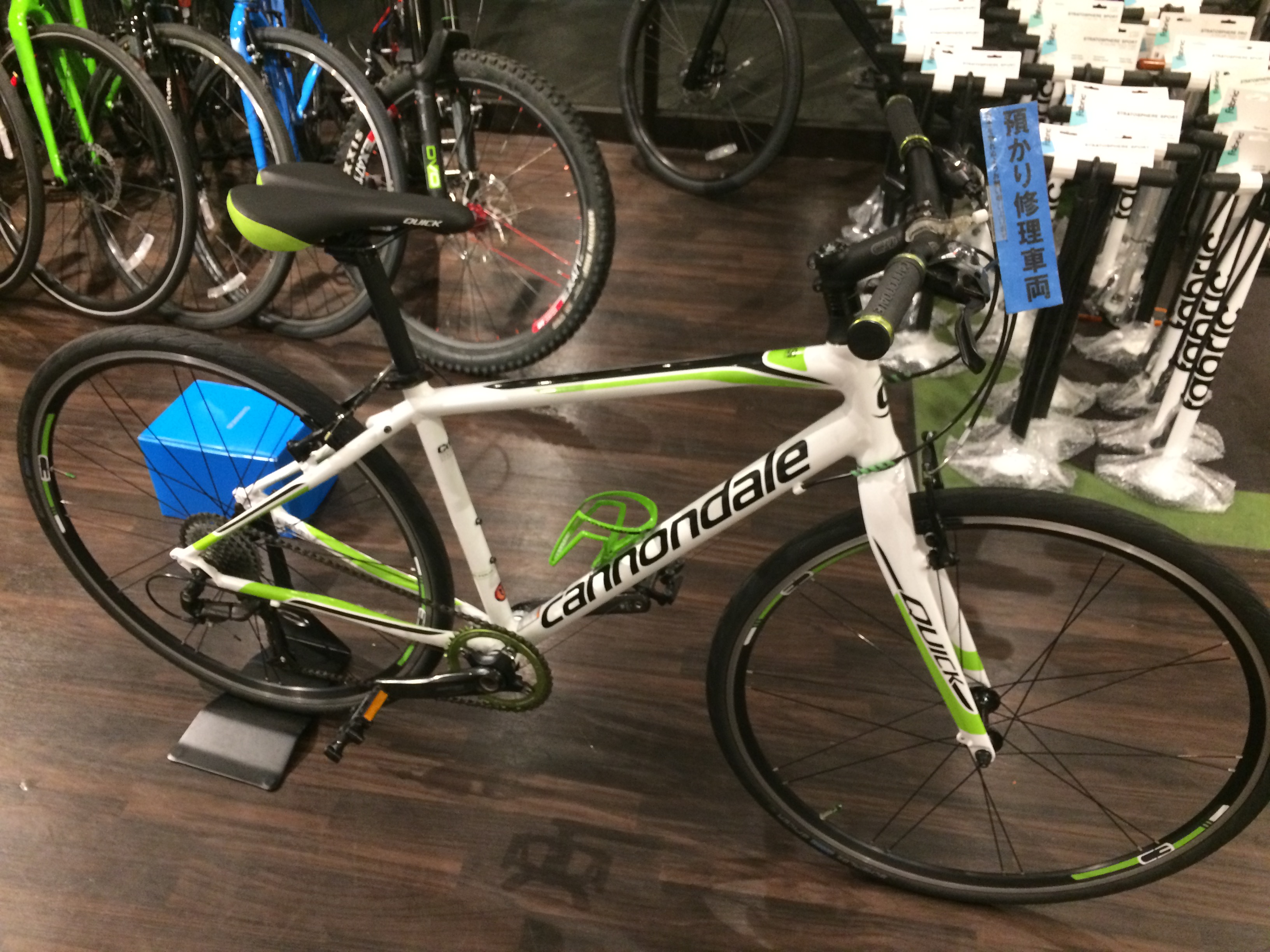 クロスバイクのフロントシングル化 CANNONDALE QUICK編 キャノンデール