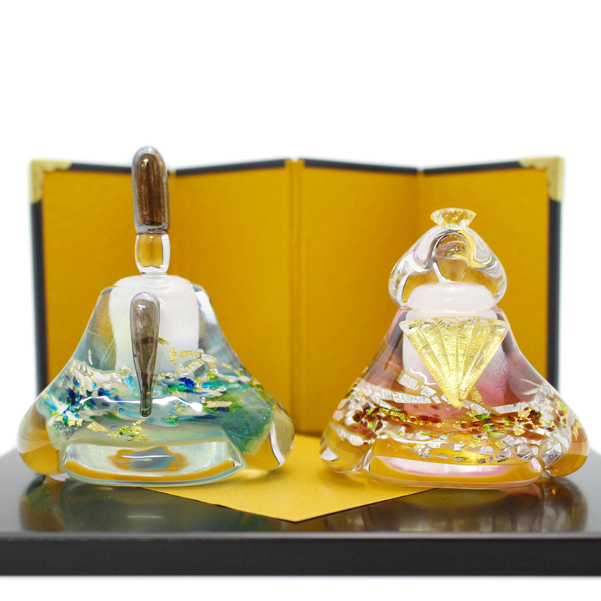 ガラスのお雛様 華雛（はなびな） glass calico グラスキャリコ