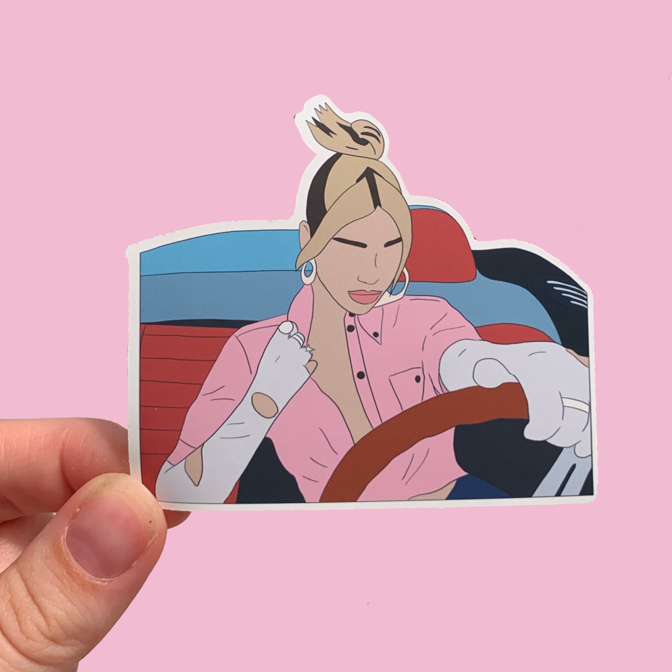 Dua Lipa Future Nostalgia Waterproof Sticker – bitchnextdoor
