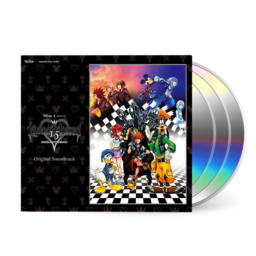KINGDOM HEARTS -HD 1.5 ReMIX- • Original Soundtrack • 3xCD – Black