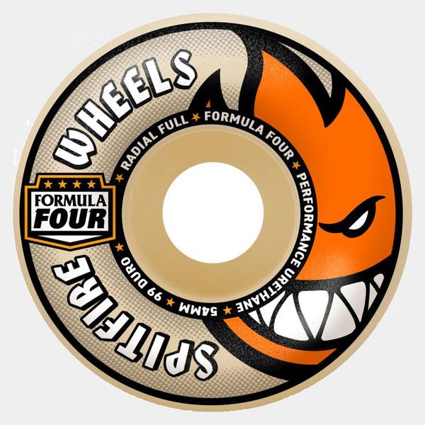 Spitfire Wheels Formula Four Radial Full 99d 56mm – Black Sheep