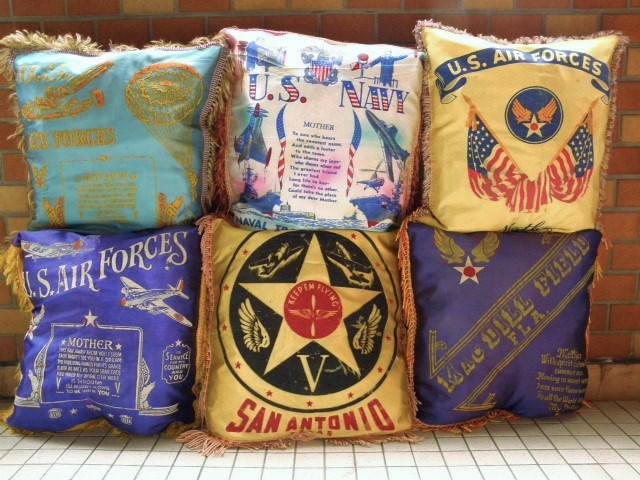 1940年代 ミリタリー ヴィンテージ ピローケース（ AAF ・ USAF ・ USN