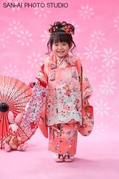 ゆなちゃんの七五三記念 | 三愛フォトスタジオ