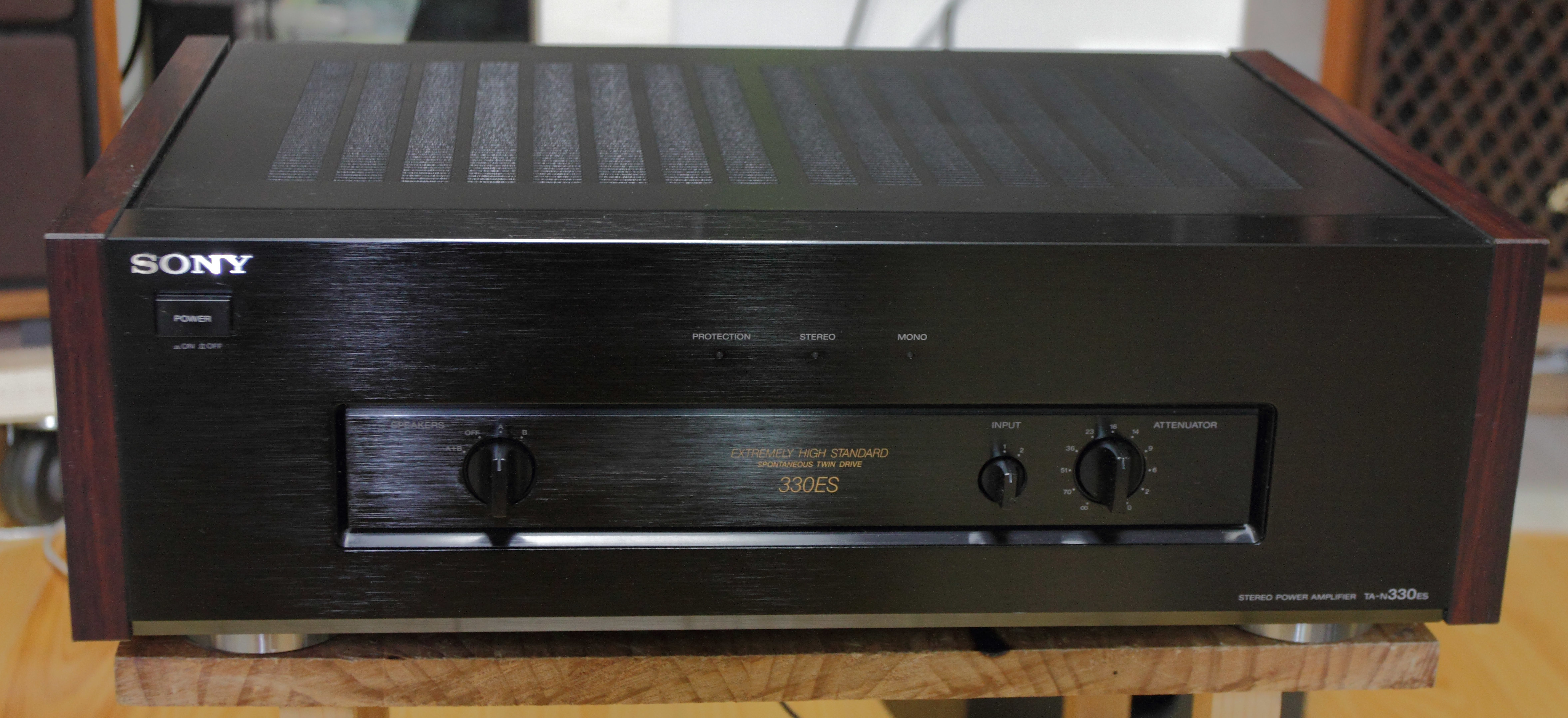 SONY ﾊﾟﾜｰｱﾝﾌﾟTA－N330ES | 写真とレコード鑑賞と食の趣味