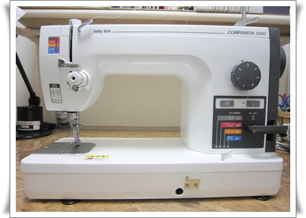 職業用ミシン☆ベビーロック コンパニオン5500 その2 | hironの部屋
