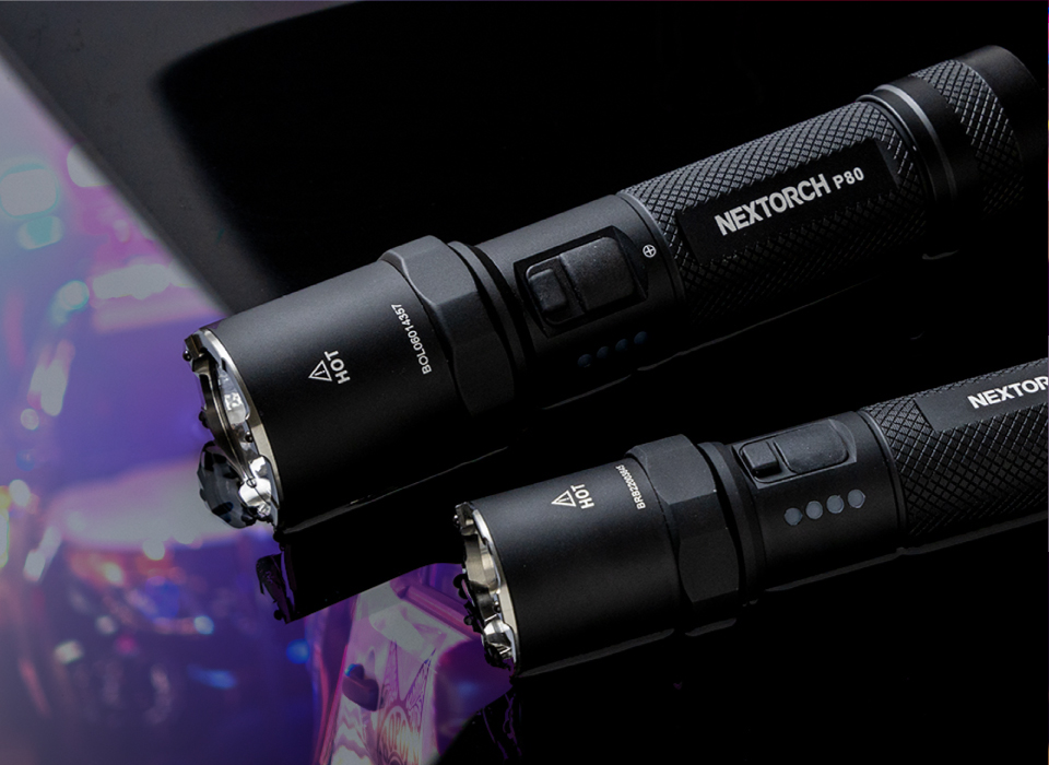 Nextorch】防犯性能に秀でたフラッシュライト【P-Series ストロボ