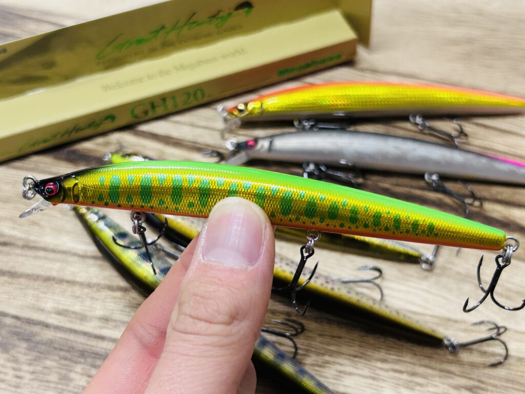 Megabass 新作ルアー】GH95/GH110/GH120待望のトラウトルアーが入荷