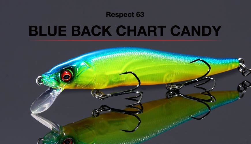 Megabass Respect Color BLUE BACK CHART CANDY – blueseabass