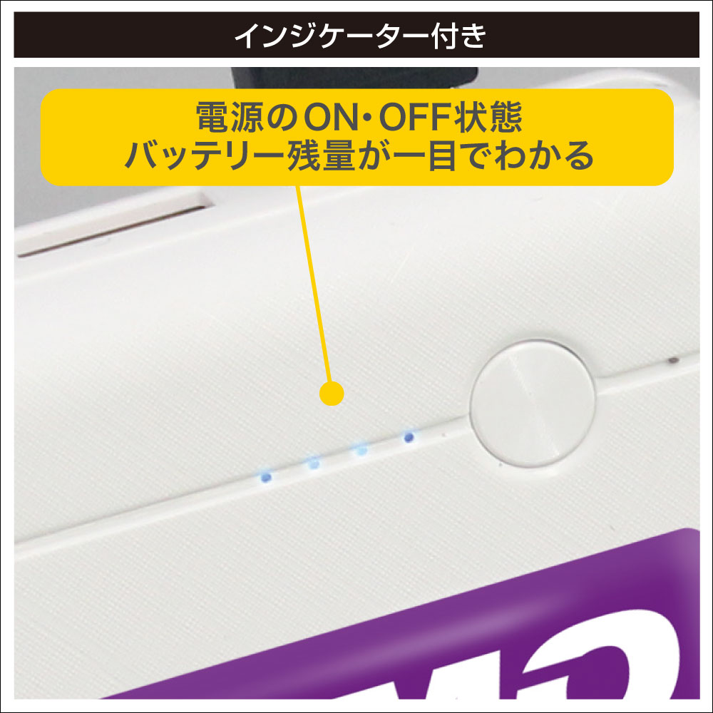 フィッシング用品｜ワカサギ電動リール用バッテリー 自動オフ機能搭載