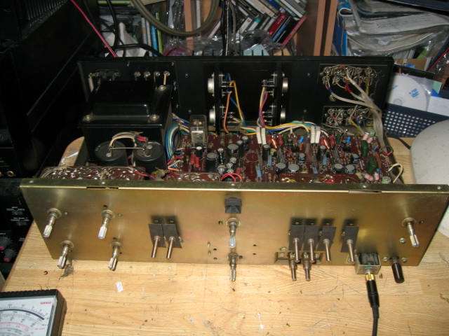 ラックスマン プリメインアンプ L－80V型の修理