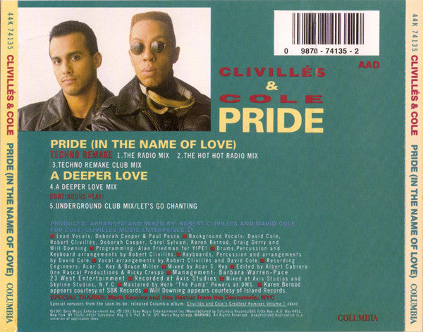 Clivilles & Cole (C&C Music Factory) - Pride [In The Name Of Love