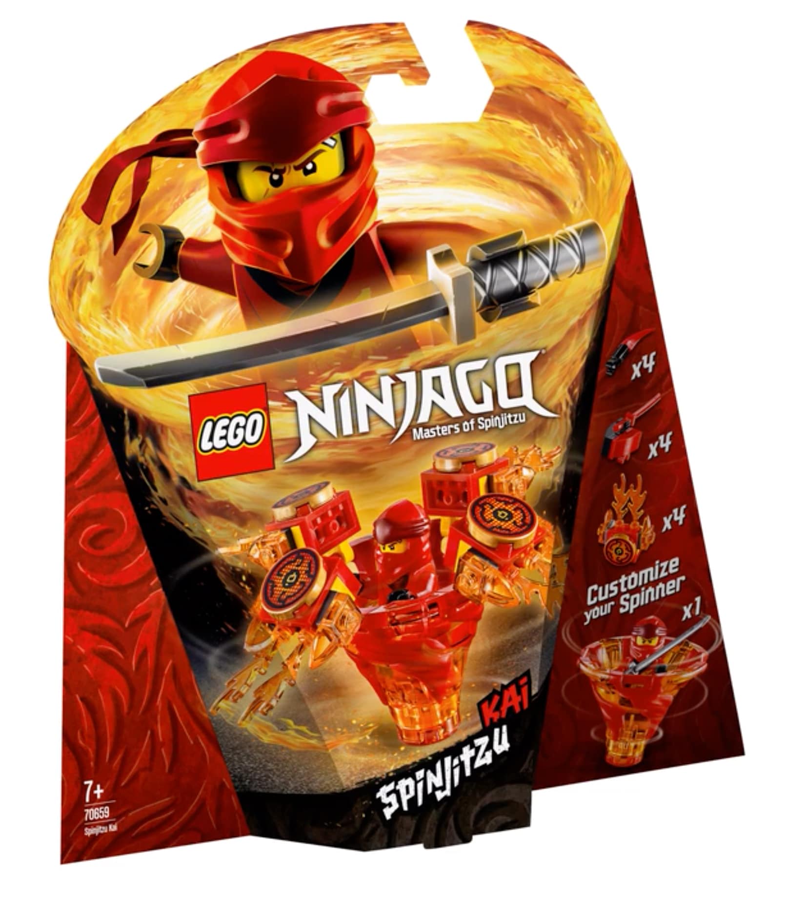 Bricker - Конструктор LEGO 70659 Кай: мастер Кружитцу (Spinjitzu Kai)