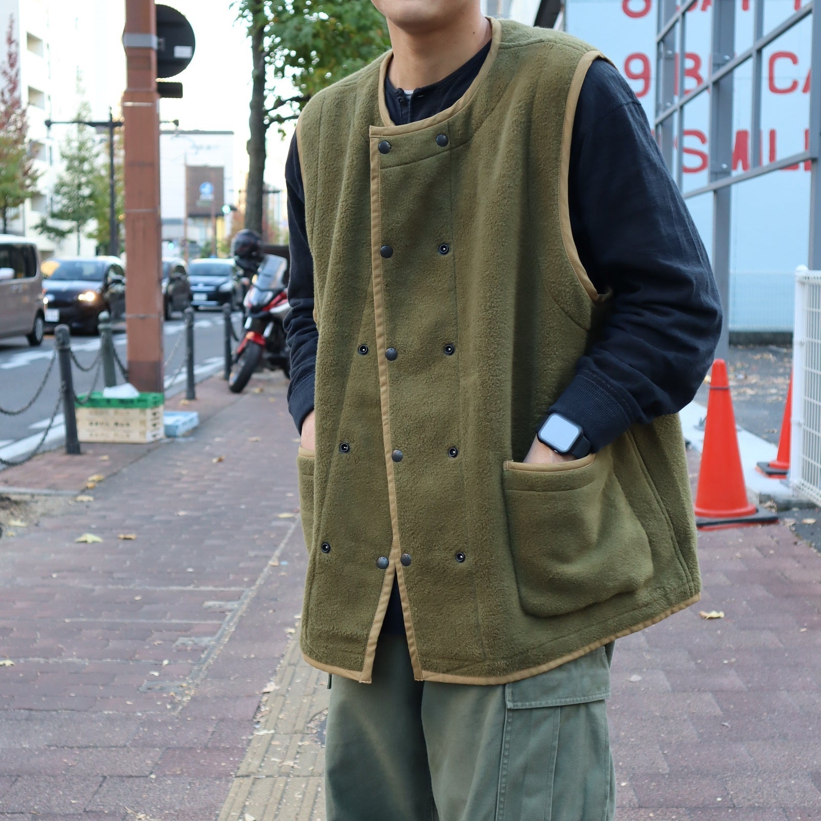 ベストの枠に収まらない】LINER VEST REVERSIBLE - COTTON BLANKET