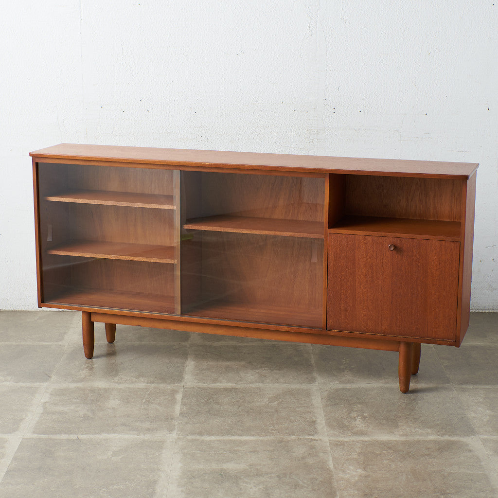 ヴィンテージ ナロー ガラスキャビネット #69204 – camori