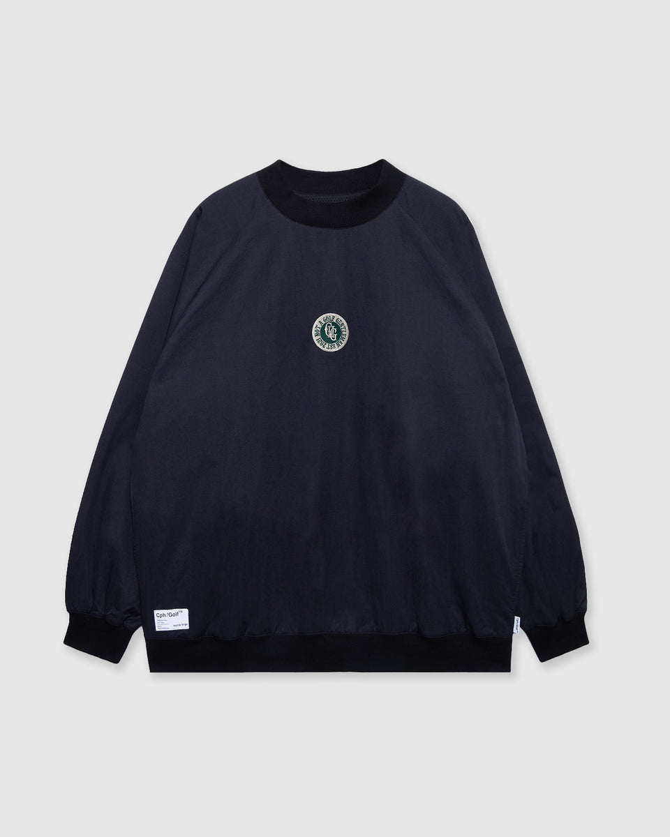 CLUB NYLON P/O JACKET - BLACK - – Cph/Golf™︎