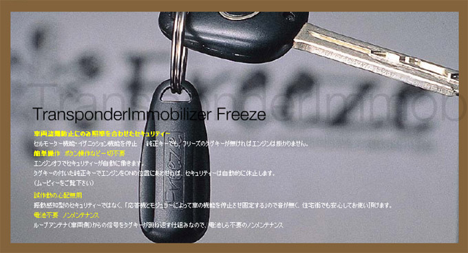 バーニーブランクス イモビライザーフリーズ（IMMOBILIZER Freeze