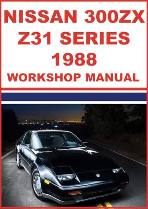 Nissan 300ZX Fairlady Z Z31 1988 Workshop Manual | Coupe 2+2 – Car