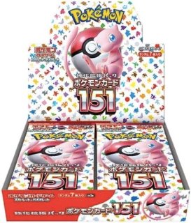 新品未開封BOX】強化拡張パック「ポケモンカード151」 – カード
