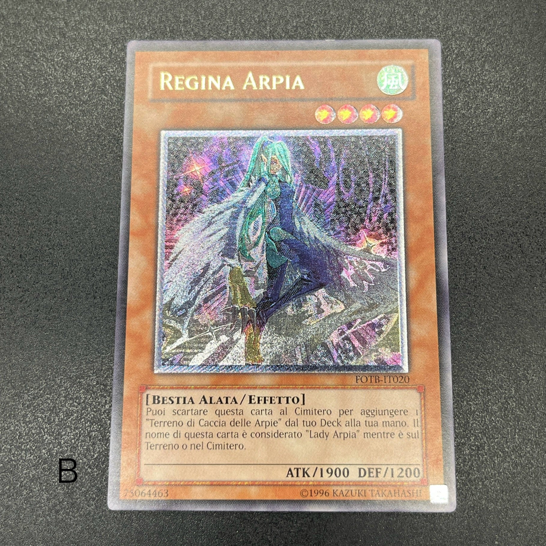 遊戯王 ハーピィ・クイーン/レリーフ/イタリア語/EU版 – カード