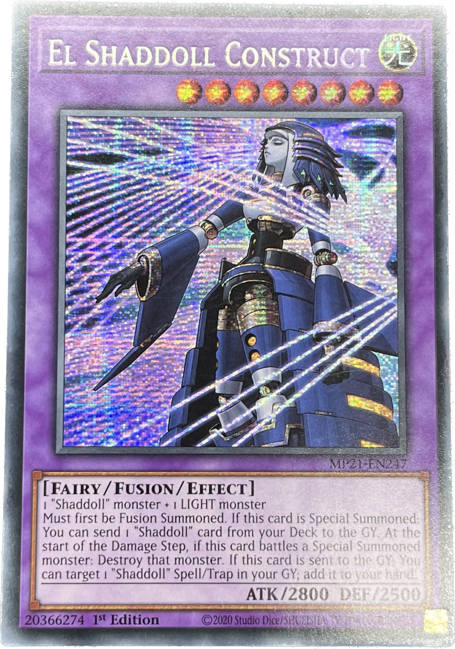 遊戯王 エルシャドール・ネフィリム/シークレット/英語/1st – カード