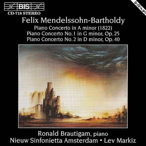 メンデルスゾーン：ピアノ協奏曲集 - BIS-CD-718 - NML ナクソス