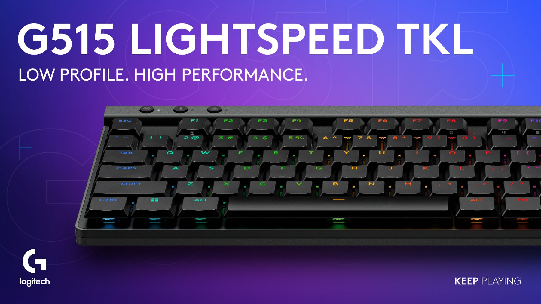 ロジクールがG515 LIGHTSPEED TKL超薄型メカニカルキーボードを発売