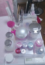 ジェルネイル技能検定中級☆セットボックスの中身とテーブル