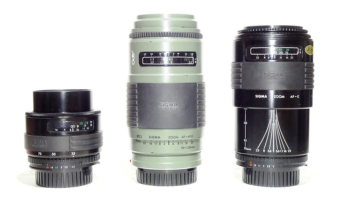 Sigma ZOOM AF-APO 70-210mm f3.5-4.5 for MINOLTA （1986）