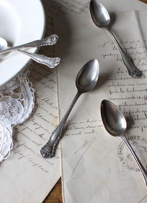 イギリスアンティーク シルバー ティースプーン セット カトラリー