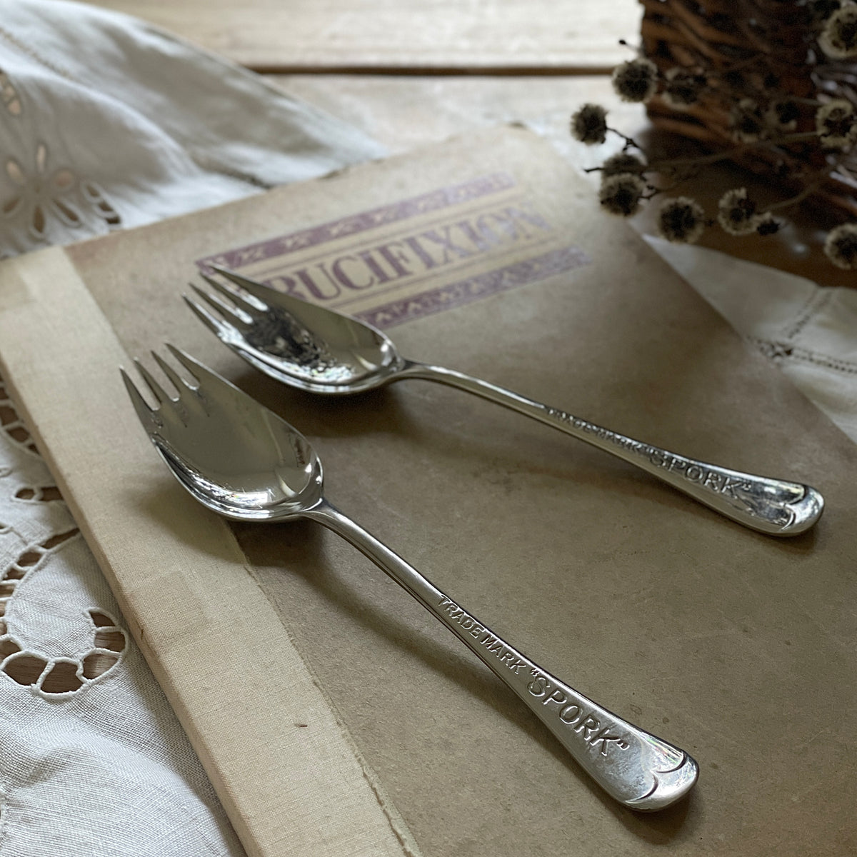 Firth社STAYBRITEフォークスプーン（SPORK） イギリスアンティーク