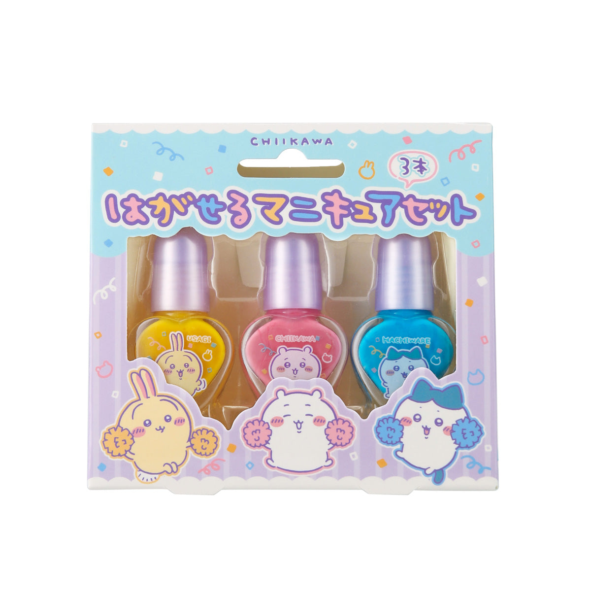 ちいかわ はがせるマニキュア3本セットB | ちいかわマーケット 公式
