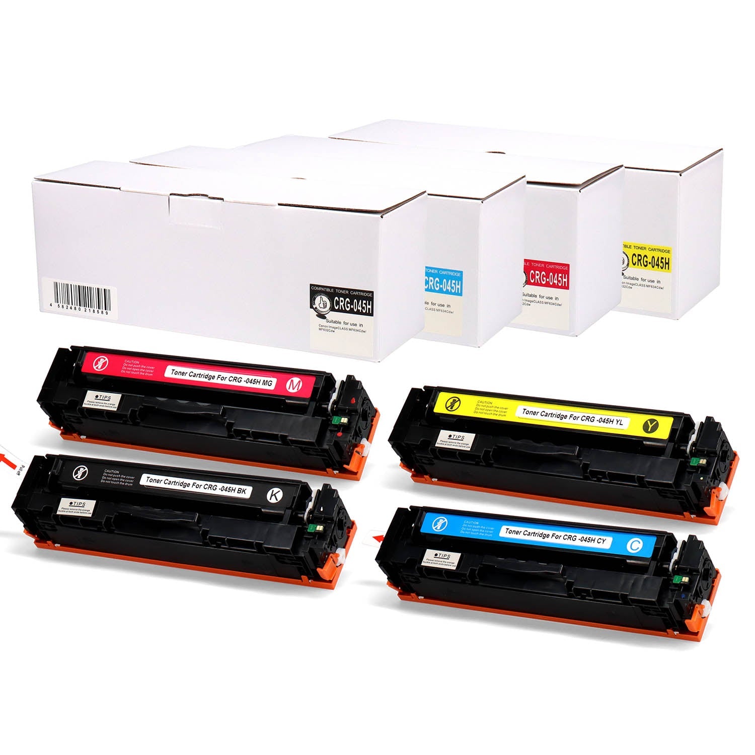 キヤノン用 CRG-045H 互換トナー 4色セット 大容量 – インクのチップス本店