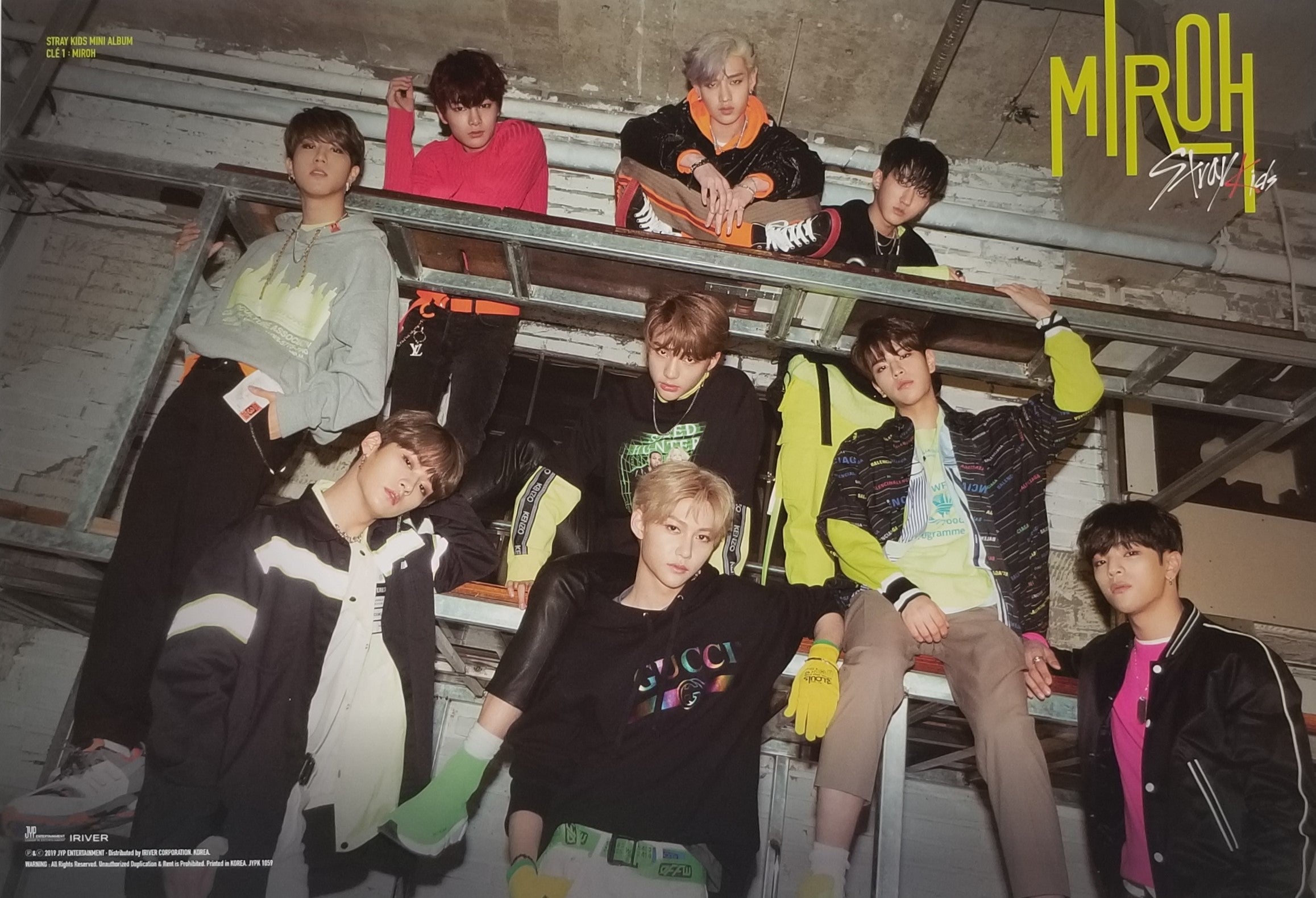 Stray Kids Mini Album CLE 1 : MIROH Official Poster - Photo
