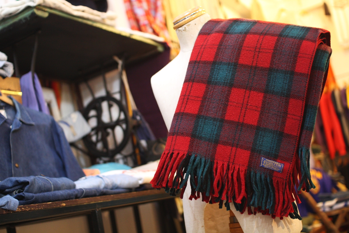 ペンドルトンのブランケット |