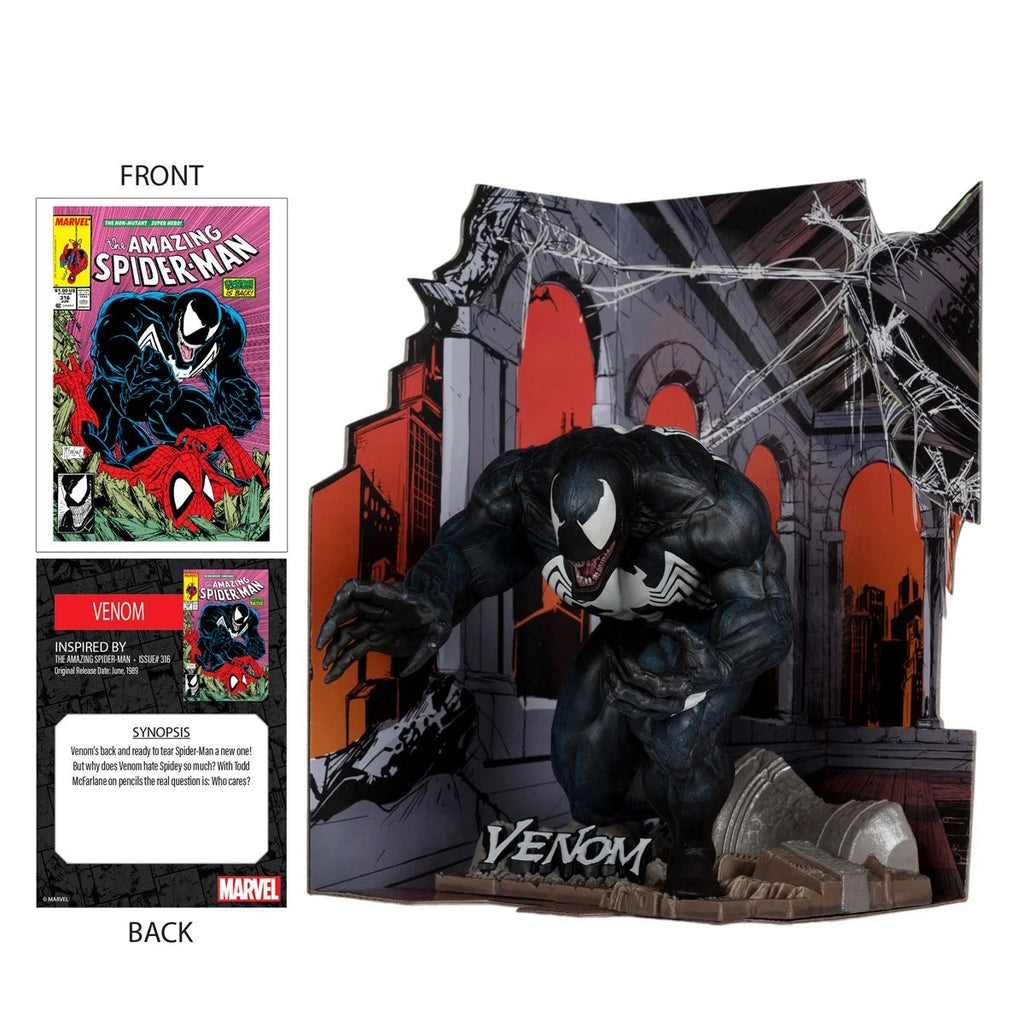 Marvel Wave 2 Venom The Amazing Spider-Man #316 1:10 Scale Posed