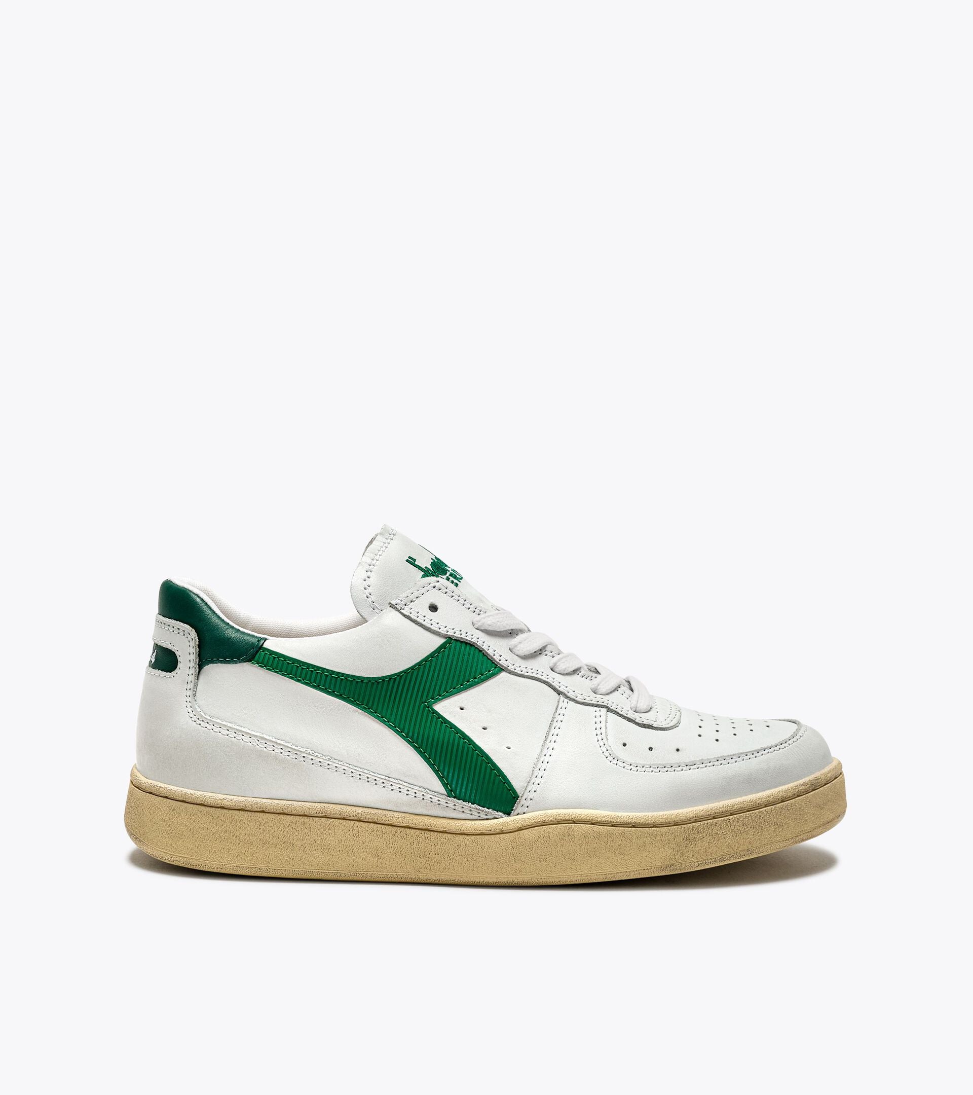 MI BASKET LOW USED - UNISEX - ホワイト/グリーン – Diadora 公式通販